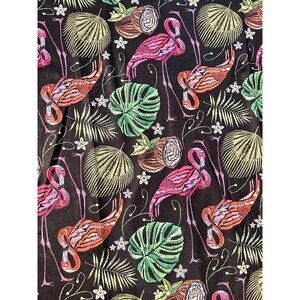 Flamingo Dress Womens Xs Black Tunic Casual Fit Simple T Shirt Loose Flowy B1